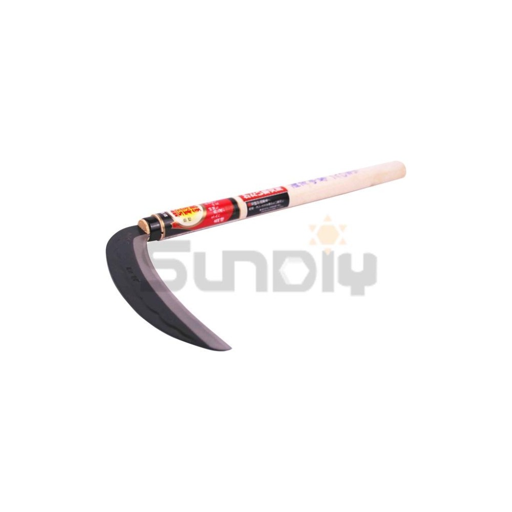 (燦光五金)豐捻(日) 草刀/割草刀/除草刀/竹林刀/鐮刀-全長42cm/刀刃180mm-細節圖2