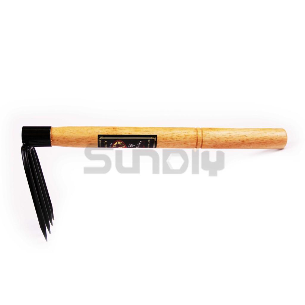 (燦光五金)四齒丸扒 尖 小 附柄 肉8.5公分-細節圖2