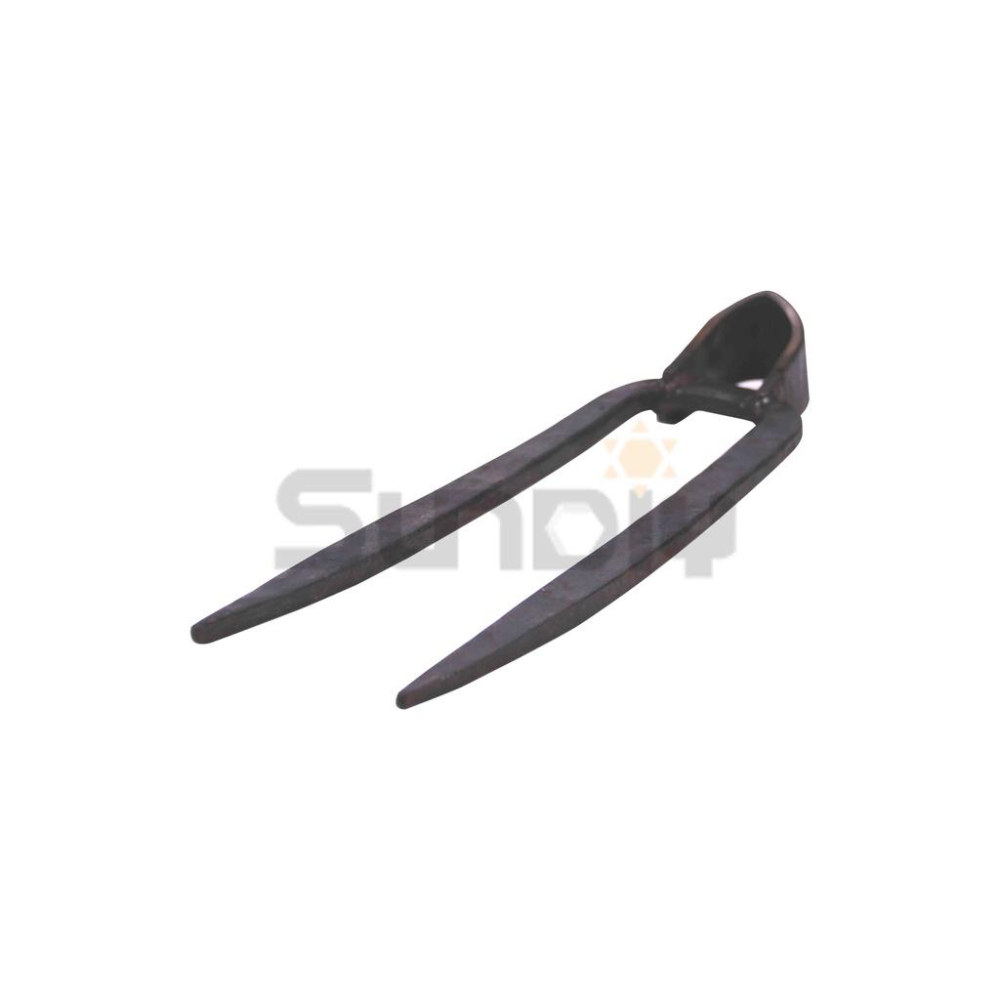 (燦光五金)二齒平薑扒肉/薑鋤/二齒扒/園藝/農用/農業/二齒耙/鋤頭/農具/扒鋤 尖齒 3寸*9寸半 平尖-細節圖2