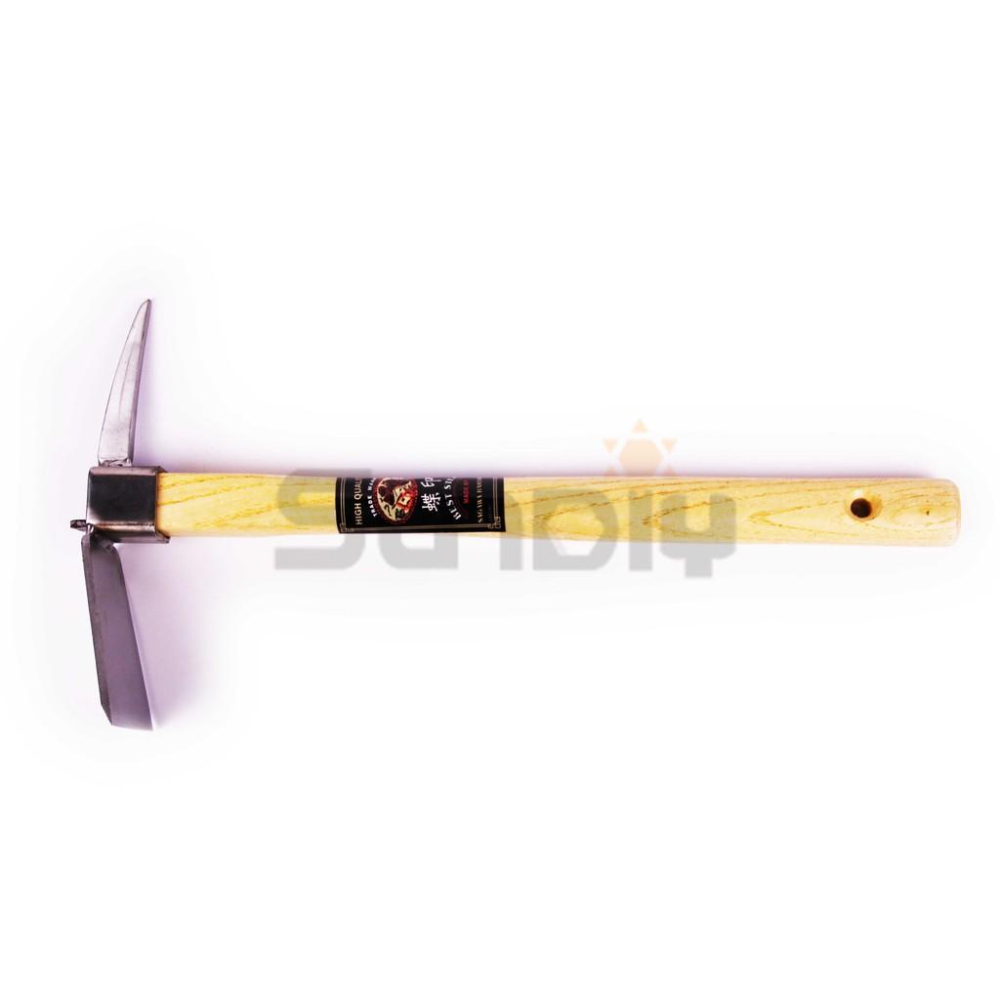 (燦光五金)白鐵日式十字鎬 蝶印 小 角柄-細節圖2