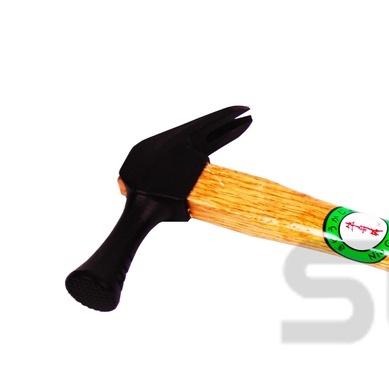 (手工具-鎚)牛哥城 木柄羊角鎚/木柄板模鎚/木工拔釘鐵鎚/日式鐵鎚/16oz(黑肉)-細節圖2