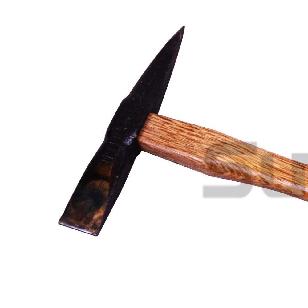 (燦光五金)木柄扣銹鎚/木柄扣鏽鎚/金三鋼/扁平+尖-細節圖2