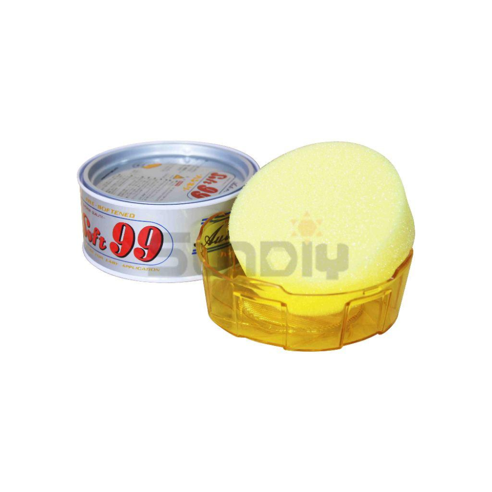 (燦光五金)汽車腊 99(大銀罐軟腊*280g).日製 適淺色車清潔力強-細節圖4