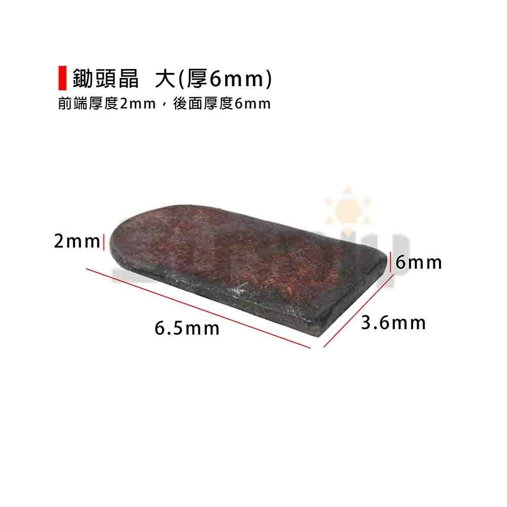 (鋤頭)鋤頭晶/鐵鎚用鎚晶/固定鐵鎚柄用固定片/鋤頭墊片(8mm/6mm/4mm/小三角)-規格圖5