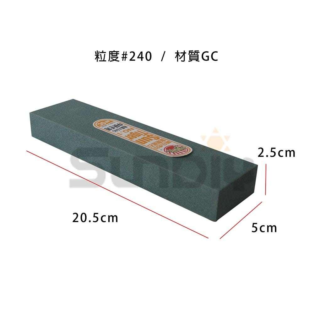 (燦光五金)朝日虎(日)金鋼帖石(青石)NO.1/中目240#/GC材質/205*50*25mm-細節圖2