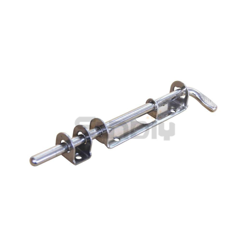 (燦光五金)白鐵門閂/門栓/電鍍白/門鎖/門鉤/門鈎/防盜鎖 P&B 104#(3分)/無泡殼吊卡 握把有孔可鎖-細節圖3