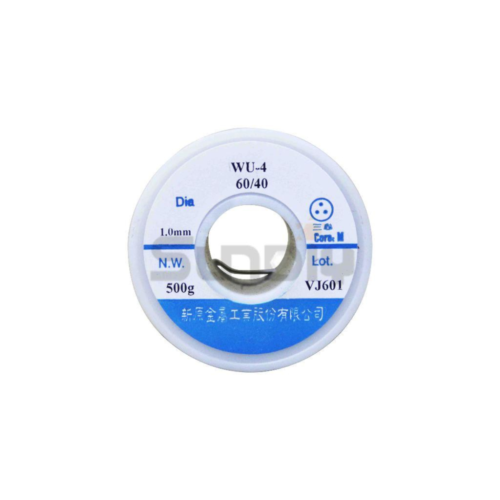 (燦光五金)錫絲/焊錫/焊絲/焊錫絲/錫條/鍚線/烙鐵 60%*1.0mm*500g WU-4-細節圖3