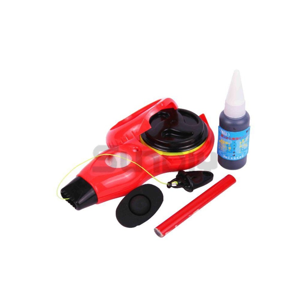 (墨斗)TKtool 自動墨斗(附墨汁)/附蓋/墨壺/手搖墨斗/目斗/彈線器/划線器/畫線器/木工劃線-(TK008)-細節圖3