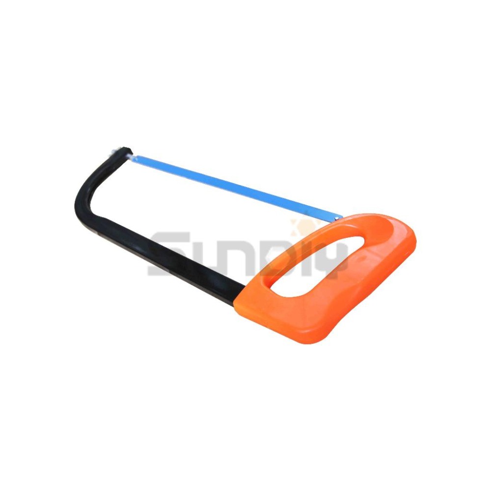 (手工具-鋸)貓王 鐵鋸弓/手鋸弓/木工鋸/鐵工鋸/手鋸/手拉鋸/水管鋸/鐵板鋸/鋸子 PVC柄(桔色)-細節圖4