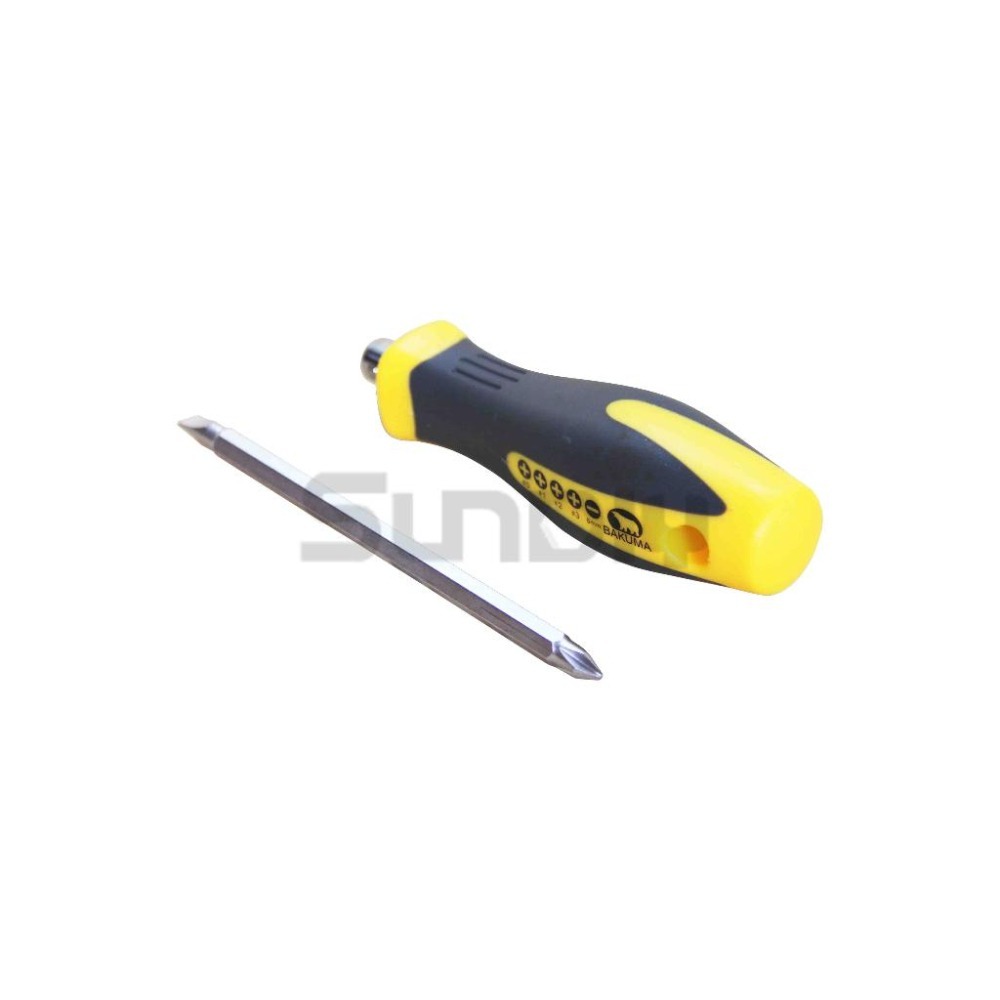 (手工具-起子)BAKUMA熊牌 五用起子/雙頭起子/可伸縮100-180mm/適用於5種規格 4＂-(BA-5151-細節圖4