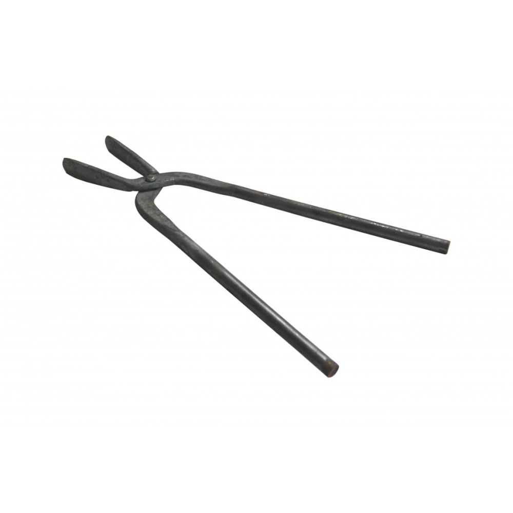 (大型工具)打鐵火鉗/火炭夾/火鉗/火夾/木炭夾/炭火夾/鐵夾鉗/鋁錠鉗/鍛造物用/丸柄-(尺3/尺5)-細節圖4