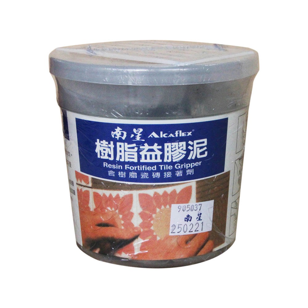 (燦光五金)益膠泥 南星*500g.附抹刀 含樹脂瓷磚接著劑 瓷磚黏著劑 接著劑-細節圖2
