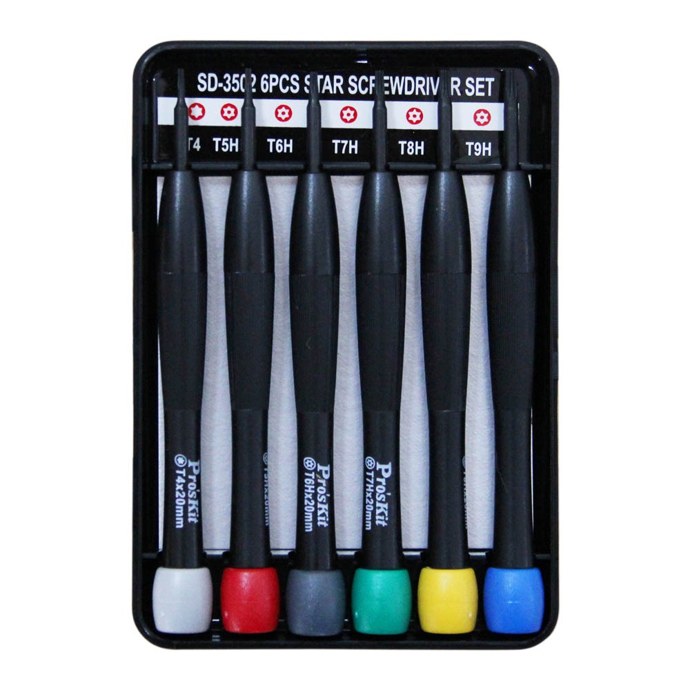 (燦光五金)多彩精密星型起子組(6支)寶工Pro＇sKit (8PK-3502) 星型精密起子組-細節圖3