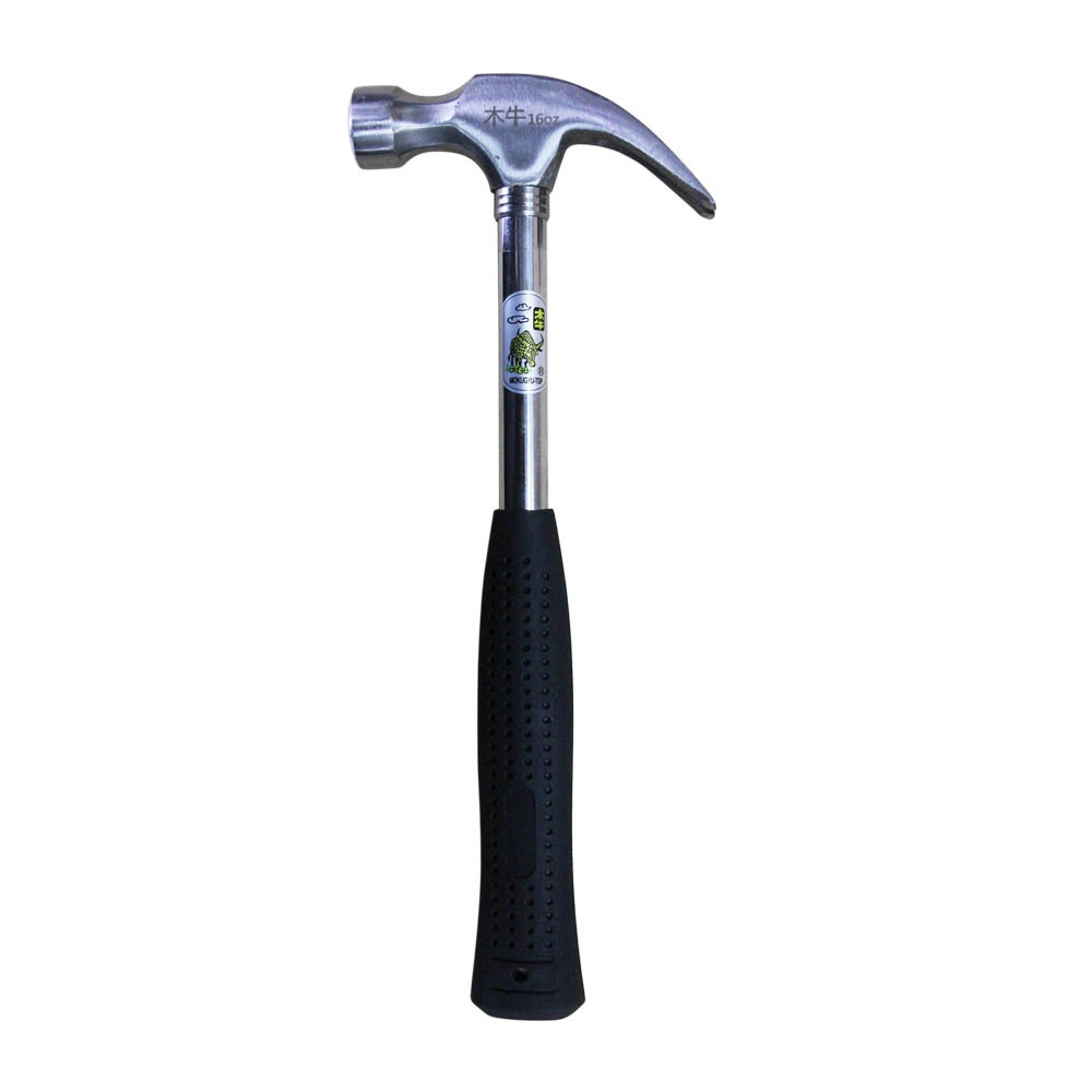 (燦光五金)鐵管(大)羊角鎚 16oz 木牛/佐川 丸鐵柄羊角鎚 圓鐵管柄 羊角鎚 鎚子 鐵鎚 丸鐵柄-細節圖2