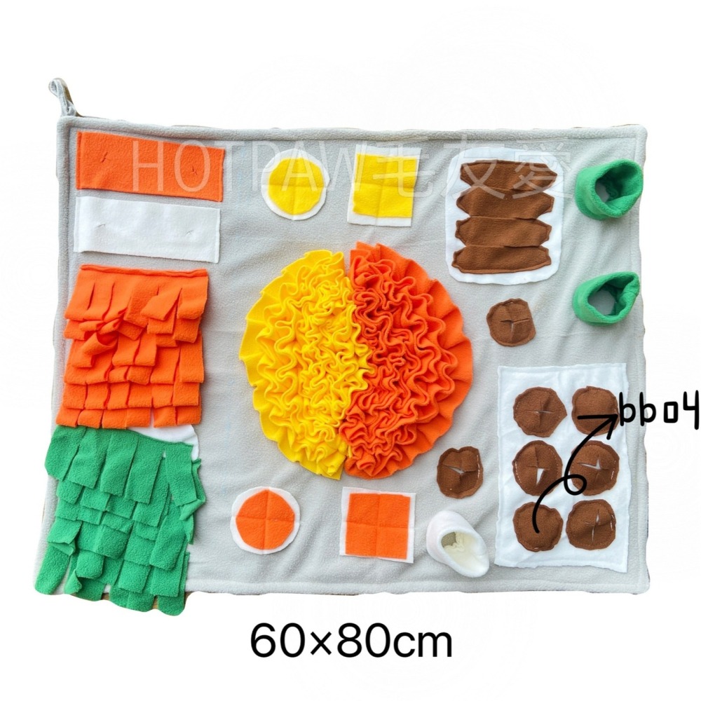 【毛友愛】現貨快速出貨 寵物藏食嗅聞墊 寵物益智玩具 藏食玩具 狗玩具 貓玩具 訓練玩具 互動玩具 耐咬玩具 發聲玩具-細節圖4