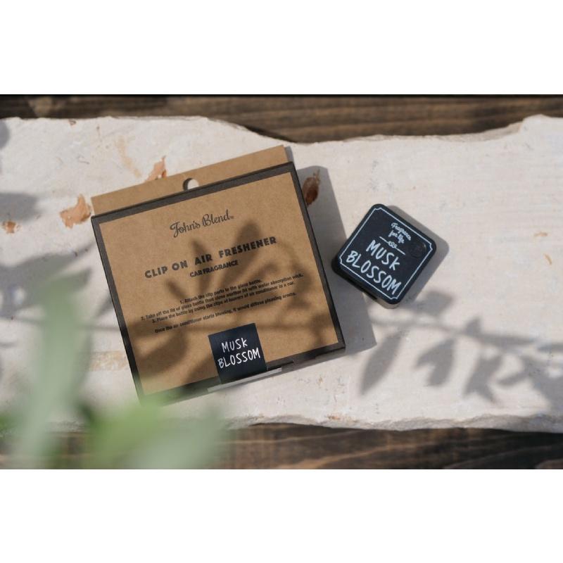 [P.H馥郁] 🔥日本暢銷No.1🔥 John＇s Blend 車用芳香劑 車用香氛 夾式芳香劑 擴香 消臭 白麝香香膏-細節圖5