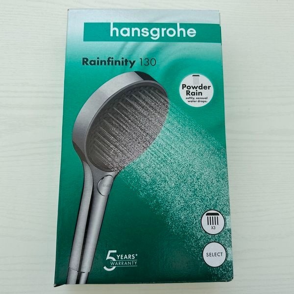 現貨 Hansgrohe Rainfinity 鉻色 三段式蓮蓬頭13公分 26864000-細節圖9