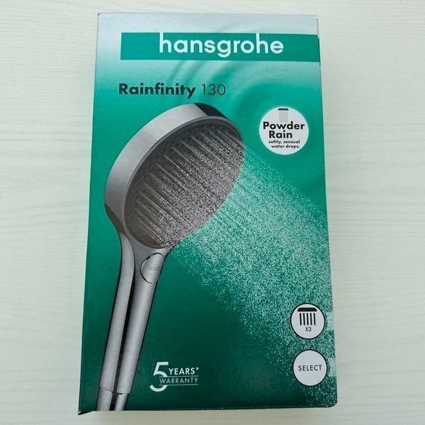 現貨 Hansgrohe Rainfinity 鉻色 三段式蓮蓬頭13公分 26864000-細節圖9