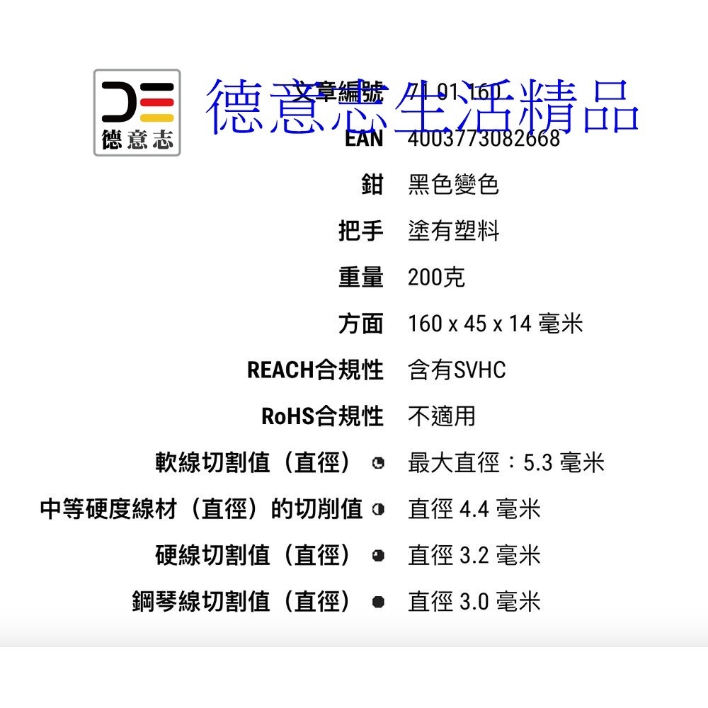 現貨 Knipex 71 01 160 CoBolt® S 裁切鉗  省力鉗 鉗子-細節圖6