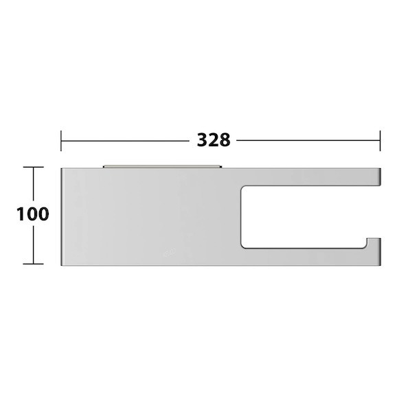 現貨 Keuco EDITION 400 置物台+衛生紙架 11573170000-細節圖5