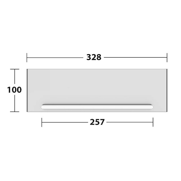 現貨 Keuco EDITION 400 長形置物架+刮刀 11559170000-細節圖8