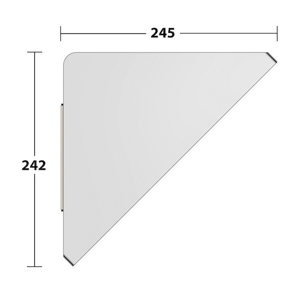 現貨 Keuco EDITION 400 三角浴室置物架 11557170000-細節圖4