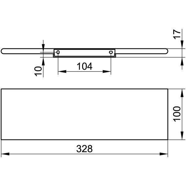 現貨 Keuco EDITION 400 長形置物架 11558170000-細節圖4