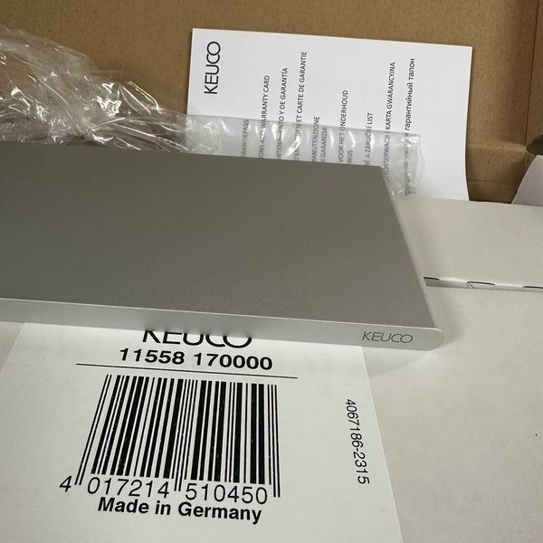 現貨 Keuco EDITION 400 長形置物架 11558170000-細節圖6