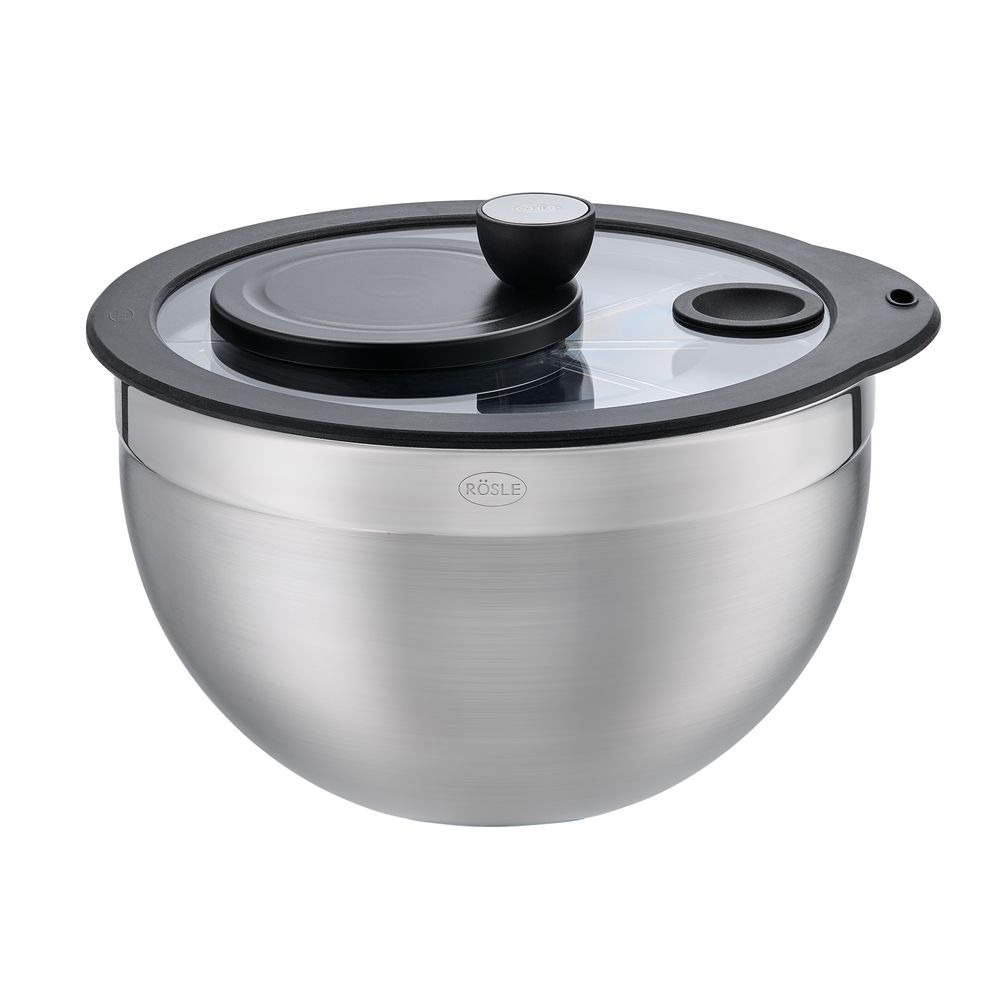 現貨 Rosle 蔬菜沙拉脫水器 不銹鋼料理盆-細節圖2