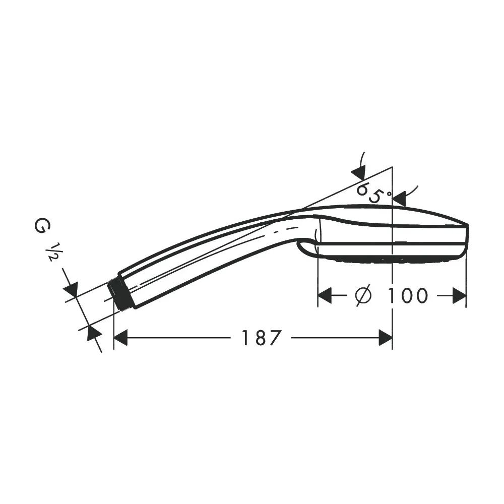 現貨 Hansgrohe Croma 100 Vario 鉻色 四段式蓮蓬頭10公分 28535000-細節圖6