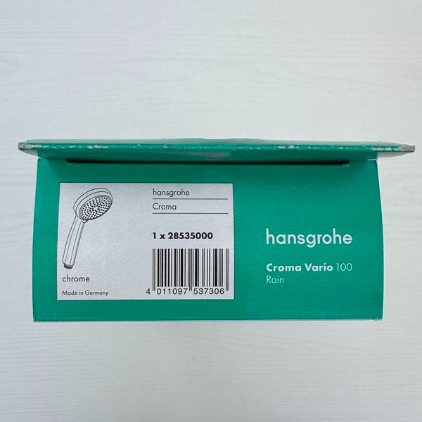 現貨 Hansgrohe Croma 100 Vario 鉻色 四段式蓮蓬頭10公分 28535000-細節圖8