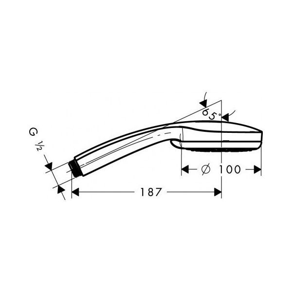 現貨 Hansgrohe Croma 100 Vario 四段式蓮蓬頭10公分 28535000-細節圖6