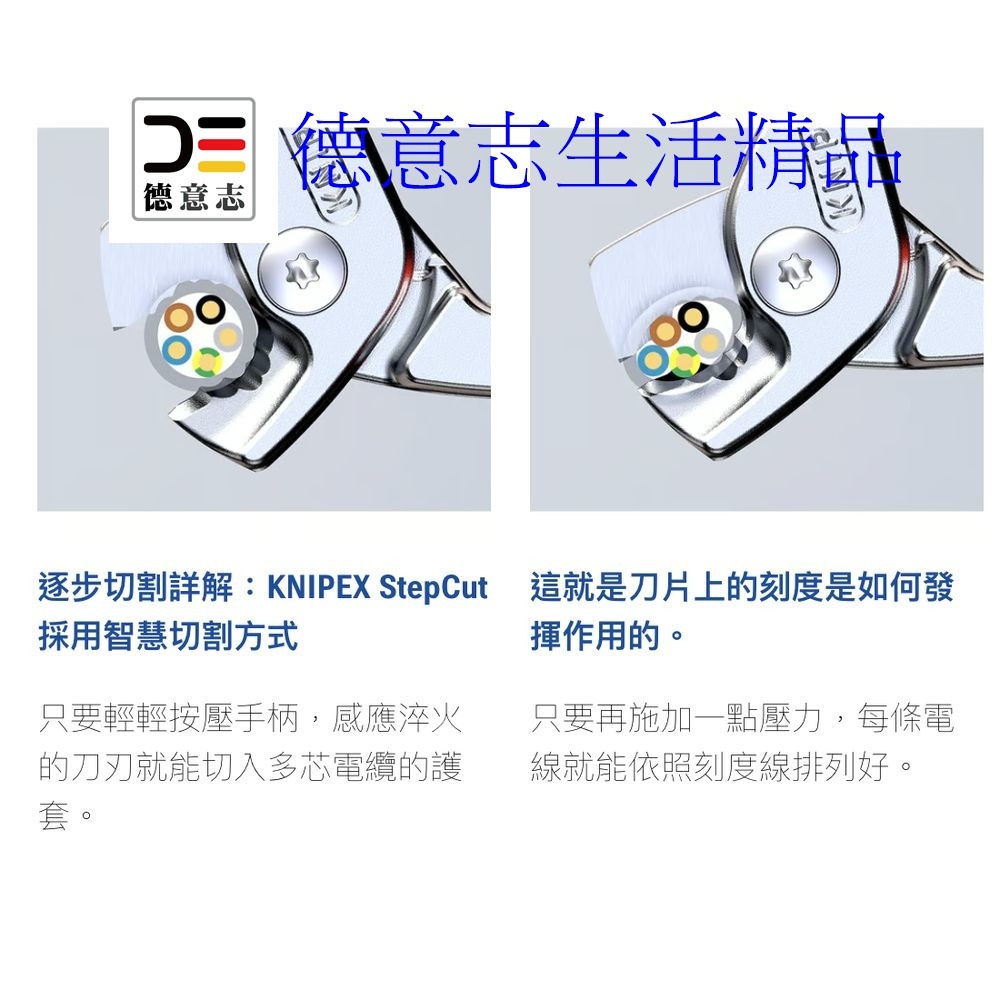 現貨 Knipex StepCut 95 16 160 電纜剪 [ 德意志生活精品 ]-細節圖8