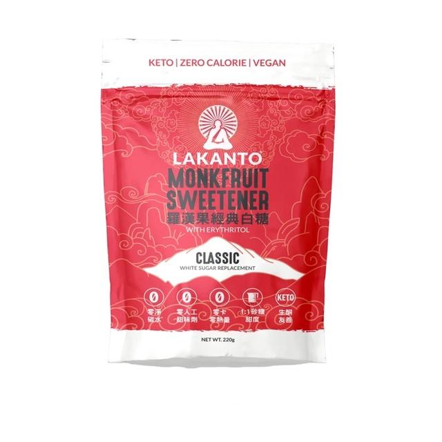 Lakanto羅漢果糖 甜味劑 赤藻糖醇 代糖 經典白糖 紅糖 現貨 生酮 220g/800g/454g-細節圖2