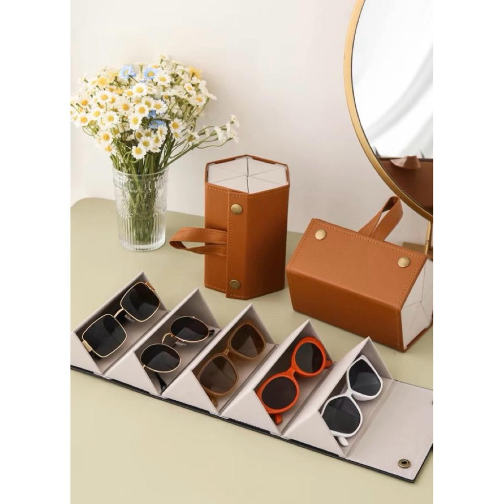 收納眼鏡盒 吊掛眼鏡收納盒 太陽眼鏡 眼鏡盒 收納盒 眼鏡展示盒-細節圖3