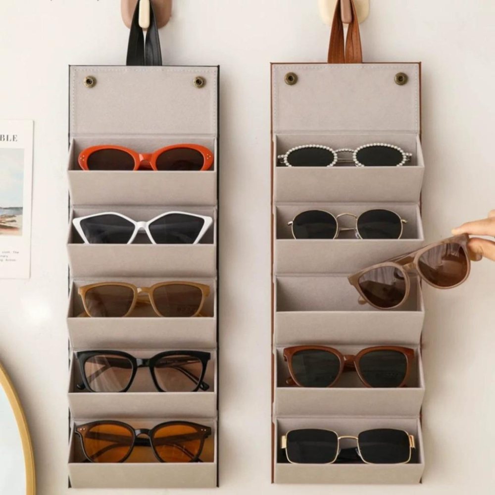收納眼鏡盒 吊掛眼鏡收納盒 太陽眼鏡 眼鏡盒 收納盒 眼鏡展示盒-細節圖4