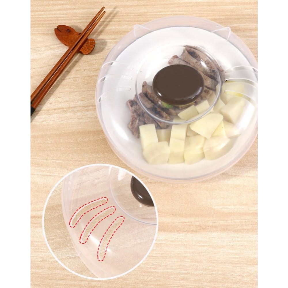 日本製 KOKUBU 蓋子 菜罩 防油噴濺蓋 食物罩 餐桌罩-細節圖4