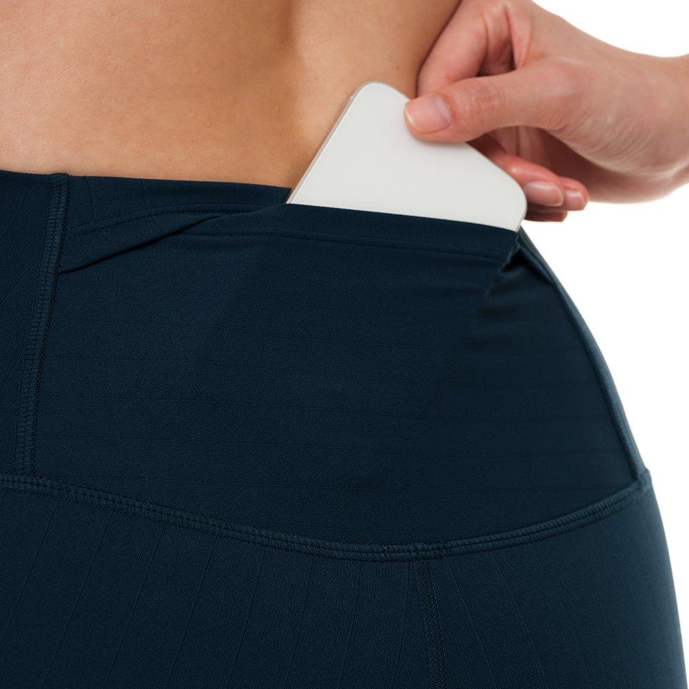 ANDAR 直線條 口袋緊身褲 健身 高爾夫 運動褲 瑜珈 跑步 長褲 爬山 運動 有口袋 條紋 空中瑜珈 路跑-細節圖4