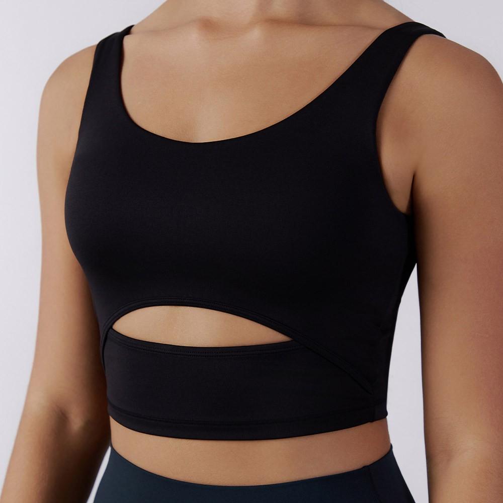 ANDAR BE FREE 中空設計運動背心 短版上衣 運動上衣 瑜珈 伸展 運動內衣-細節圖5