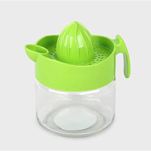 🇰🇷 檸檬汁擠壓器 玻璃容器 柳丁 檸檬 果汁 儲存 榨汁機 壓榨 新鮮 易清洗 鮮榨-細節圖3