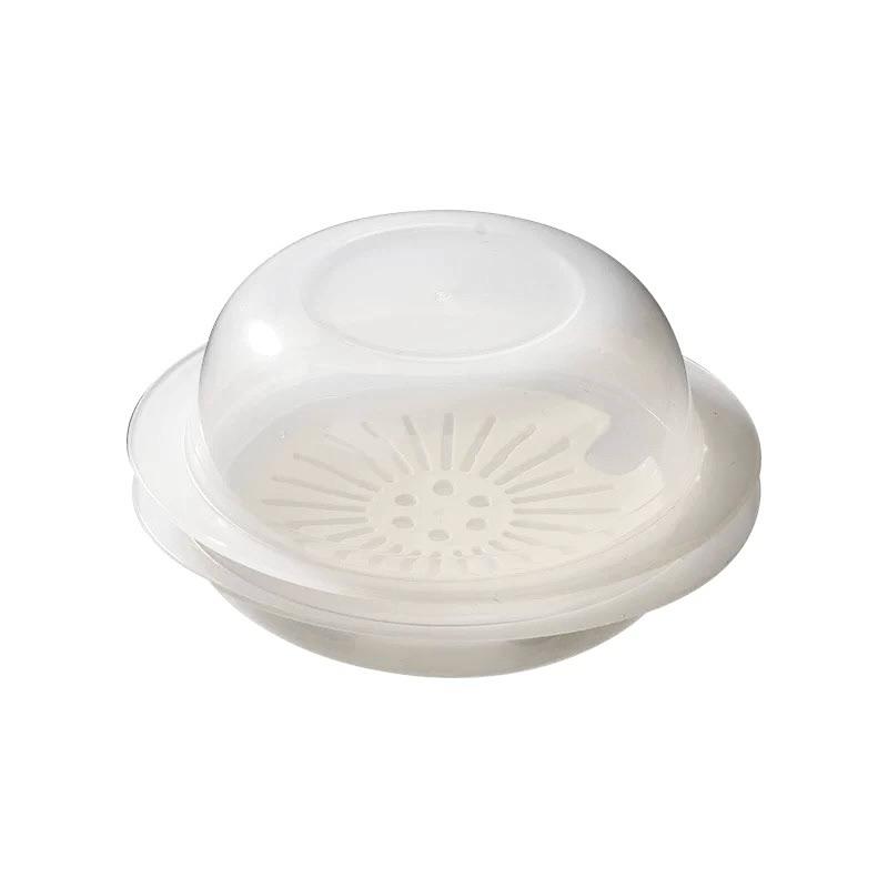 🇯🇵 日本製 微波爐專用蒸籠 小蒸籠 蒸架 蒸煮碗 饅頭 包子 燒賣 加熱-細節圖4