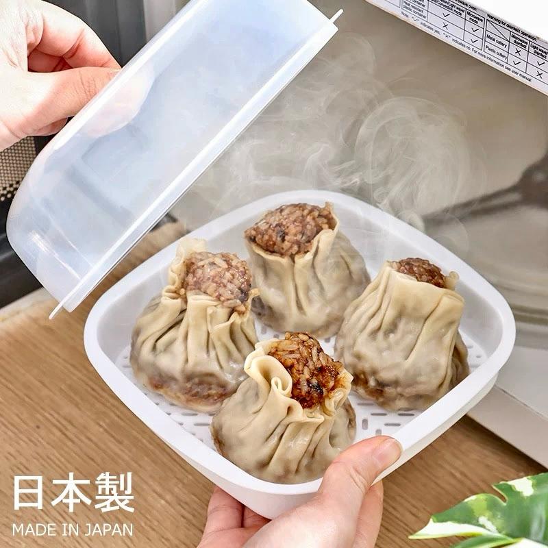 🇯🇵 日本製 微波爐專用蒸籠 小蒸籠 蒸架 蒸煮碗 饅頭 包子 燒賣 加熱-細節圖5