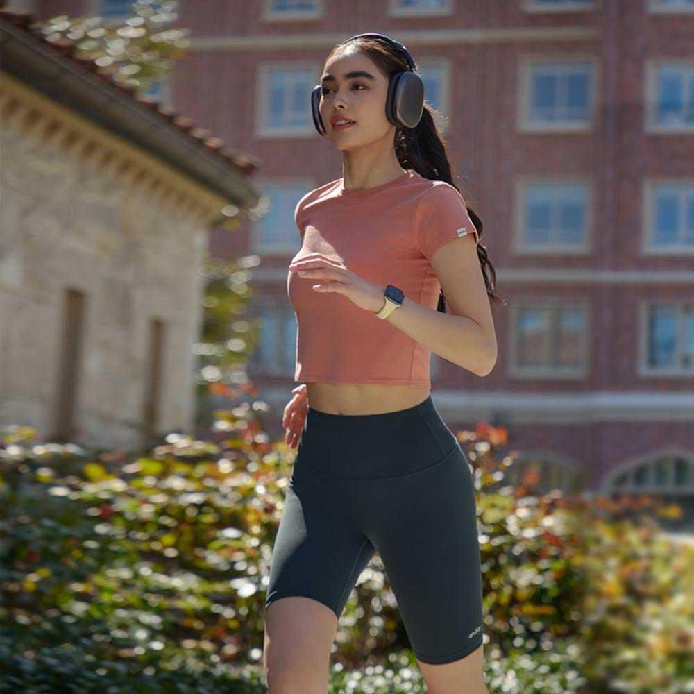 ANDAR 運動短褲 4.5分褲 健身 內搭 爬山 aircooling 中長 自行車 中長褲-細節圖3