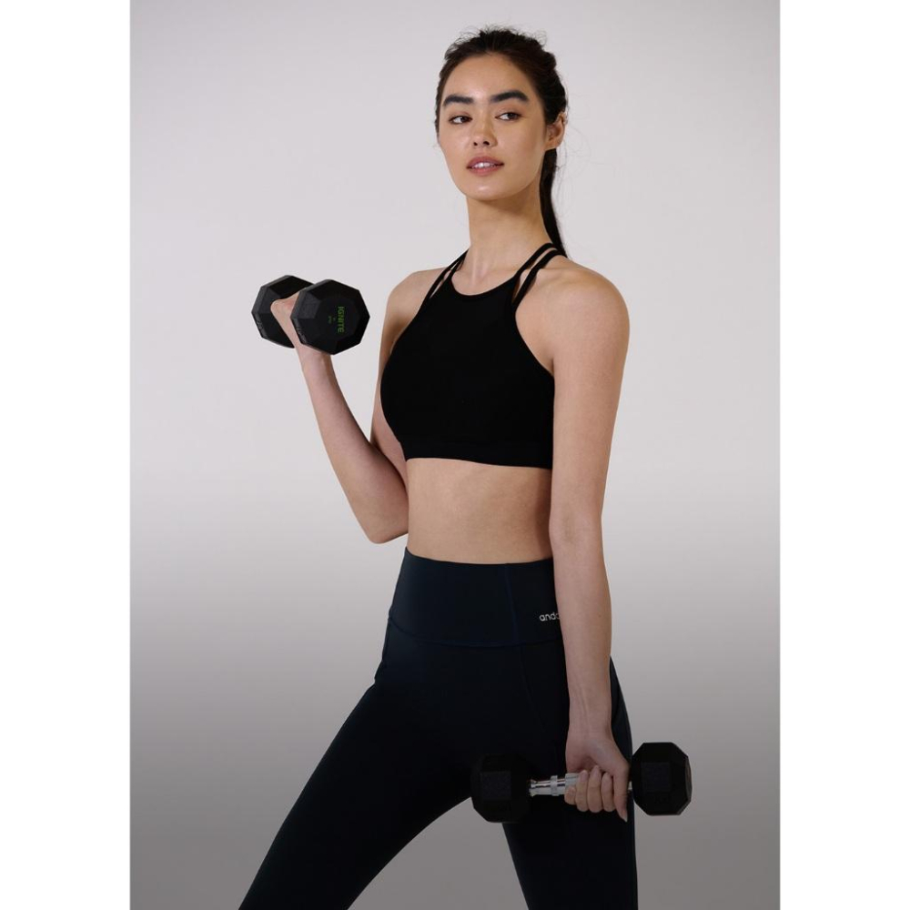 ANDAR 交叉美背網紗運動內衣 運動 健身 假兩件式運動內衣 重訓 瑜珈 皮拉提斯-細節圖3