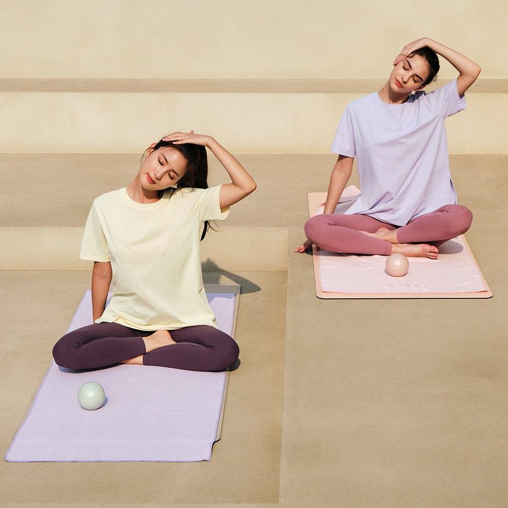 ANDAR 防滑瑜珈毛巾 瑜珈墊毛巾 長毛巾 吸汗 放鬆 伸展 瑜珈毛巾 吸汗毛巾-細節圖2