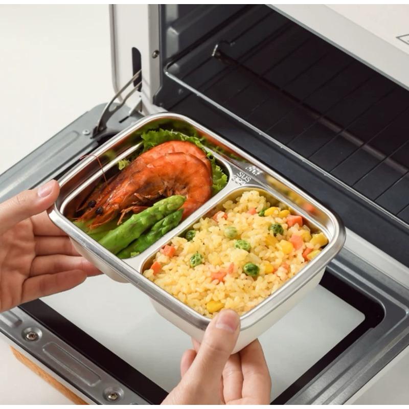 304 可微波不鏽鋼便當盒 便當 分隔 午餐 備餐 晚餐-細節圖2