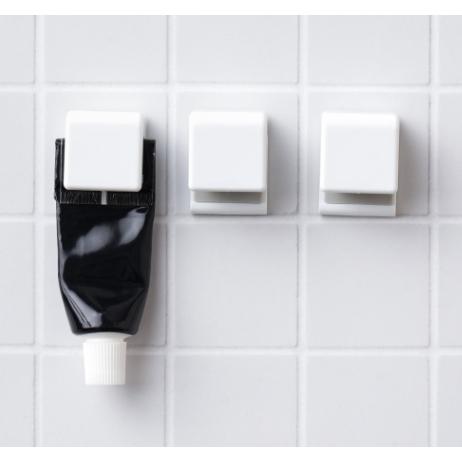 🇰🇷 牙膏架 牙膏夾 毛巾塞 毛巾夾 日式牙膏架 洗面乳夾 浴室壁掛夾 毛巾夾 洗面乳收納 牙膏收納 壁掛 廁所收納3M-細節圖2