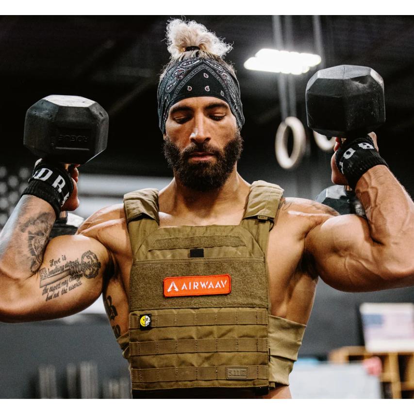魔鬼氈 個性貼布 健美 健身 Crossfit 健力 腰帶 戰術背心 臂章 背包貼 刺繡 鞋子 女力-細節圖2