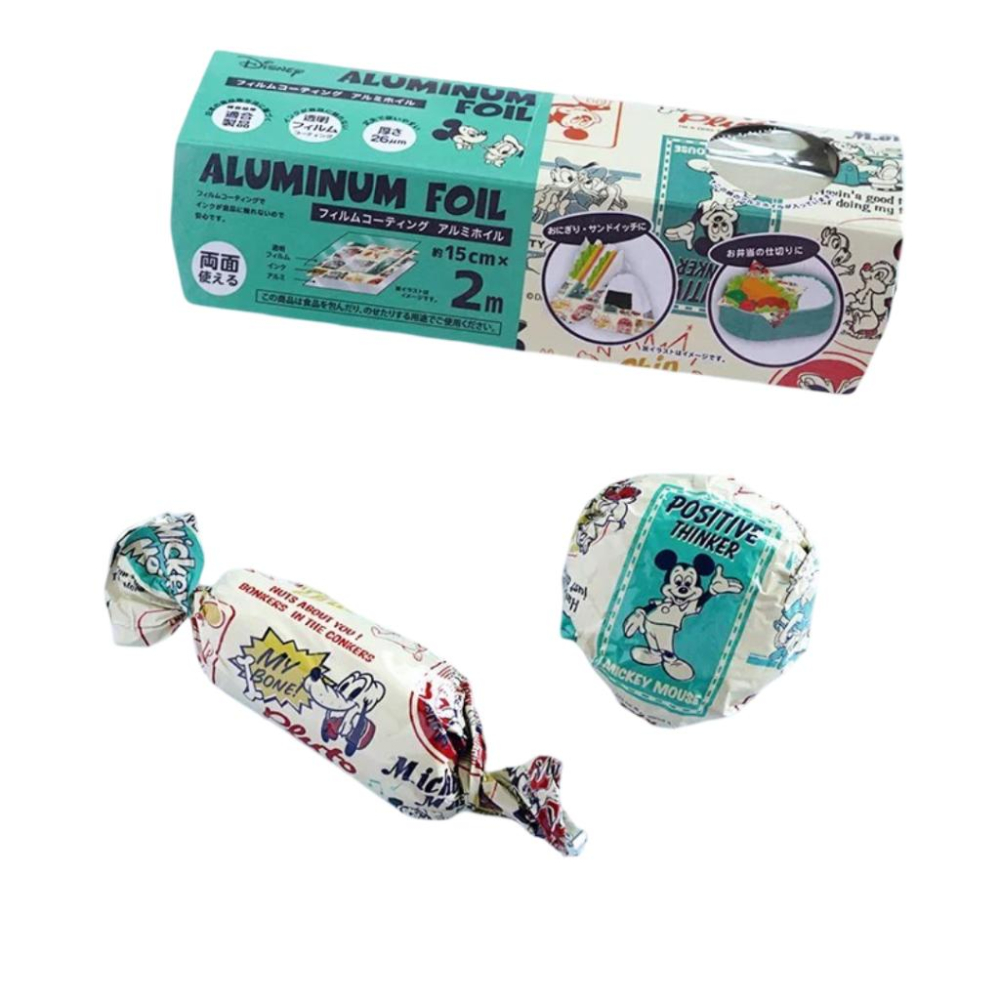 🇯🇵 MARUKI 鋁箔紙 錫箔紙 便當 飯糰 三明治包裝 野餐 餅乾包裝 熊貓 貓熊 防油紙-細節圖3