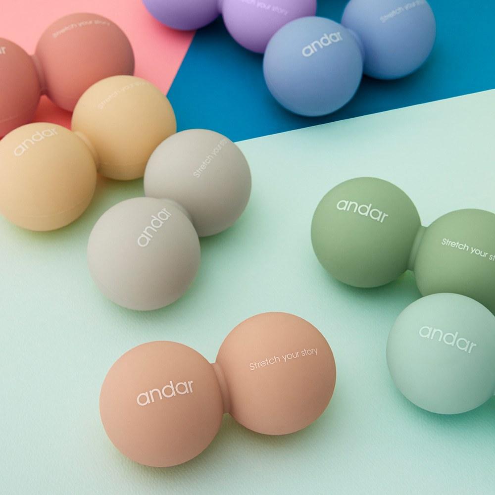 Andar 放鬆按摩球 筋膜球 按摩 舒緩球 健身球 肌肉放鬆球 瑜珈按摩球 永續 花生球-細節圖4